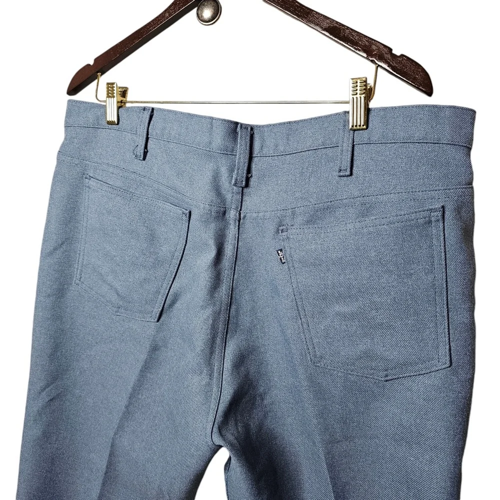 Vintage Levi's Slack Pants - Men’s - Blue - Casual - Retro - Picture 5 of 6